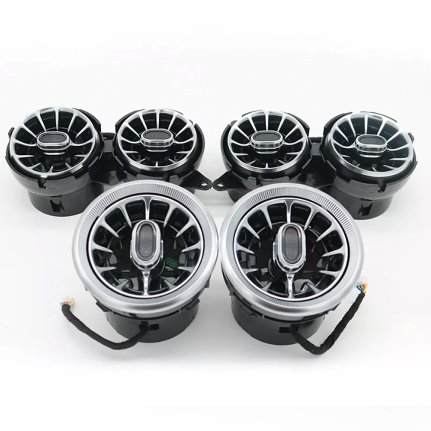 CAL-10025 Mercedes S Serisi W222 Işıklı Ön Havalandırma Kapakları (Airvent) - 1