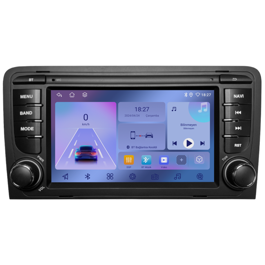 CRV-4010D Audi A3 Android Multimedya Sistemi (2005-2012) CRV-4010D - 1