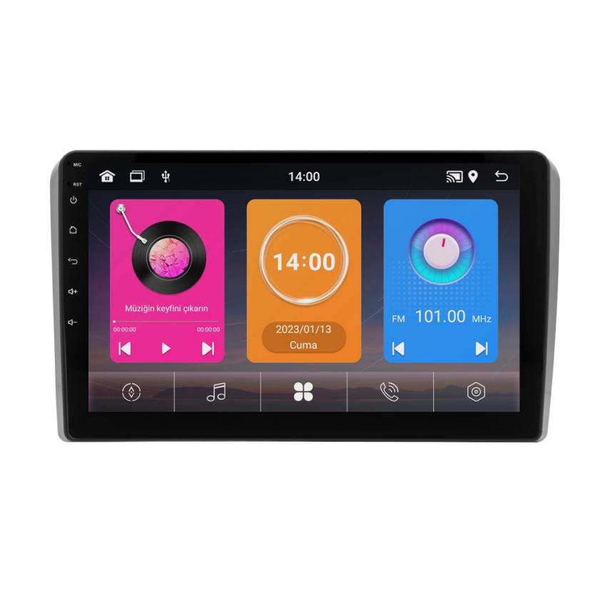 CRV-4010XAA Audi A3 Android Multimedya Sistemi (2005-2012) CRV-4010XAA - 2