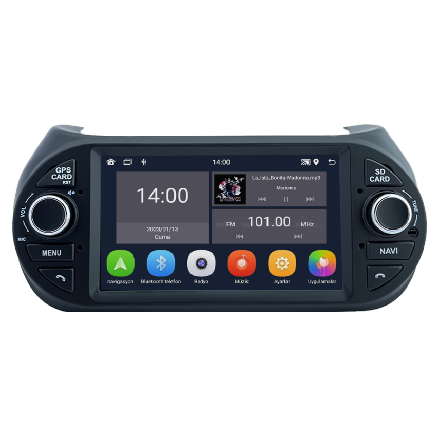 CRV-4102XD B Peugeot Bipper Android Multimedya Sistemi (2009-2019) CRV-4102XD - 1