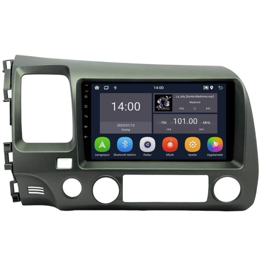 CRV-4145XD FD6 Honda Civic FD6 Android Multimedya Sistemi (2007-2012) CRV-4145XD - 2