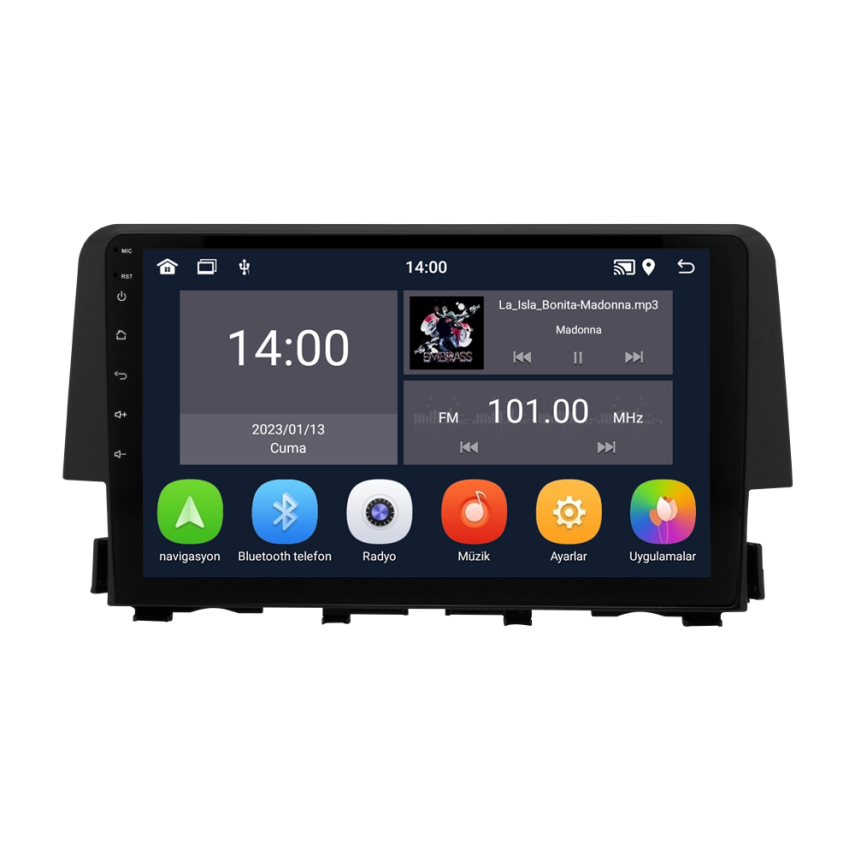 CRV-4146XD Honda Civic FC5 Android Multimedya Sistemi (2016-2021) - 2