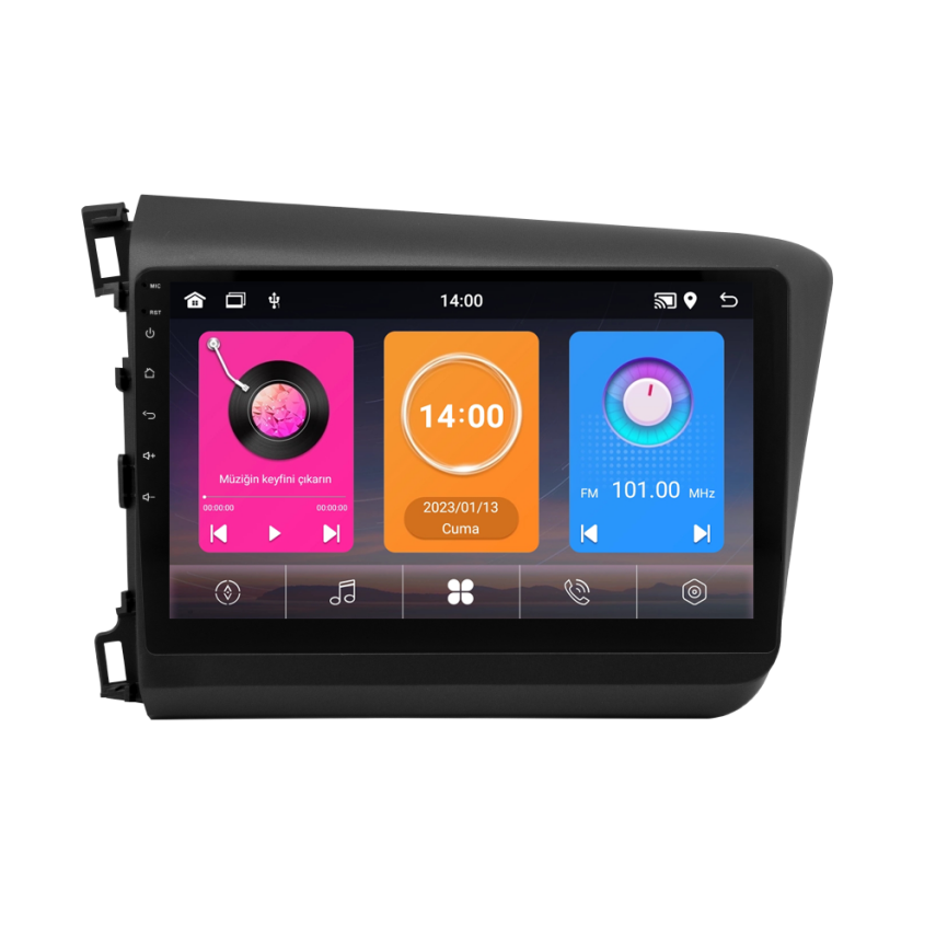CRV-4147XAA Honda Civic FB7 Android Multimedya Sistemi (2012-2016) CRV-4147XAA - 1