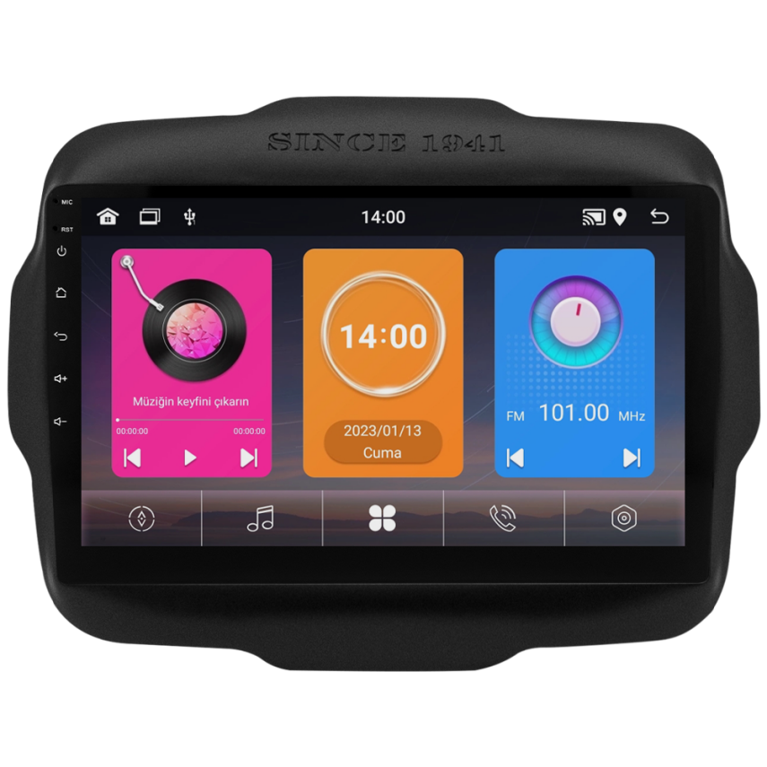 CRV-4301XAA Jeep Renegade Android Multimedya Sistemi (2014-2023) CRV-4301XAA - 1