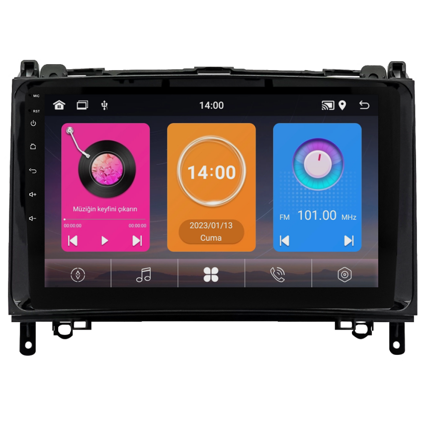 CRV-4340XAA W245 Mercedes B Serisi W245 Android Multimedya Sistemi (2006-2009) CRV-4340XAA - 1
