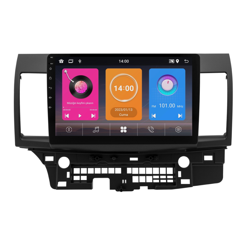 CRV-4364XAA Mitsubishi Lancer Android Multimedya Sistemi (2008-2019) CRV-4364XAA - 1