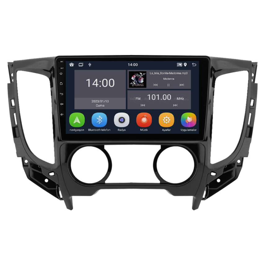 CRV-4366XD Mitsubishi L200 Android Multimedya Sistemi (2015-2019) CRV-4366XD - 1