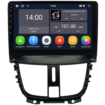 CRV-4421XD Peugeot 207 Android Multimedya Sistemi (2006-2012) - 1