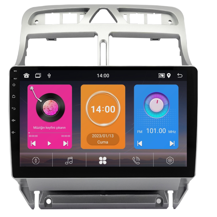 CRV-4424XAA Peugeot 307 Android Multimedya Sistemi (2001-2008) CRV-4424XAA - 1