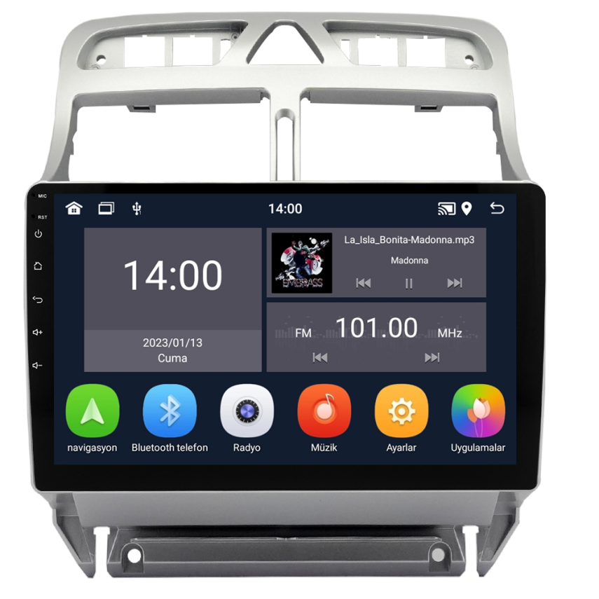 CRV-4424XD Peugeot 307 Android Multimedya Sistemi (2001-2008) - 2