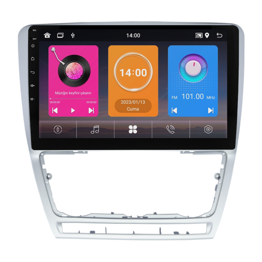CRV-4481XAA Skoda Octavia Android Multimedya Sistemi (2008-2012) CRV-4481XAA - 1
