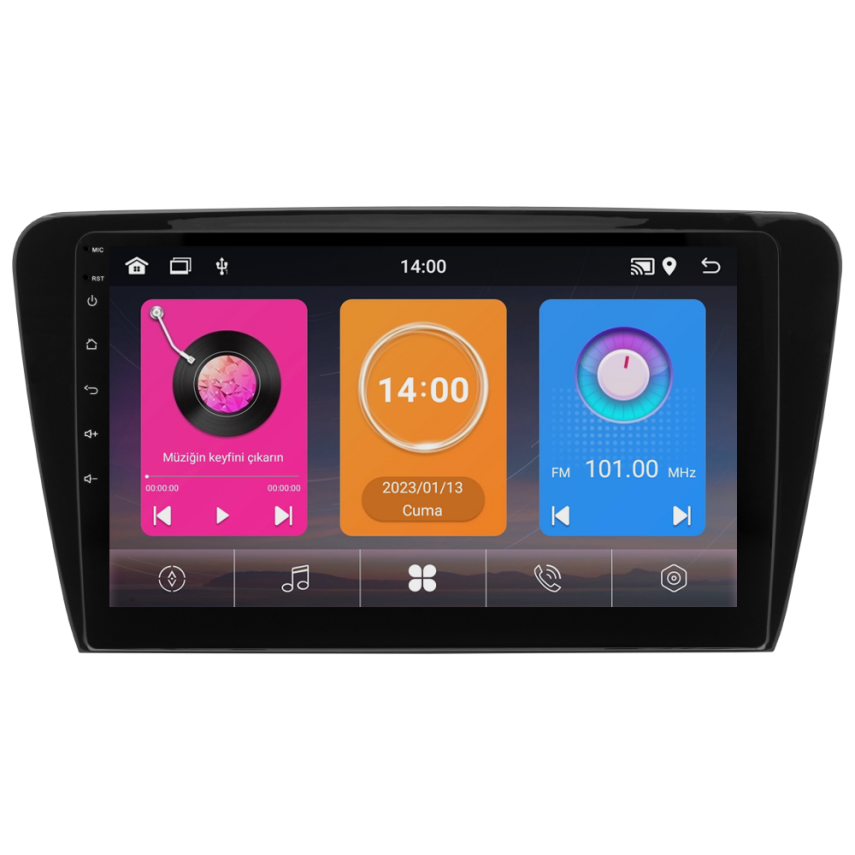 CRV-4483XAA Skoda Octavia Android Multimedya Sistemi (2013-2017) CRV-4483XAA - 1