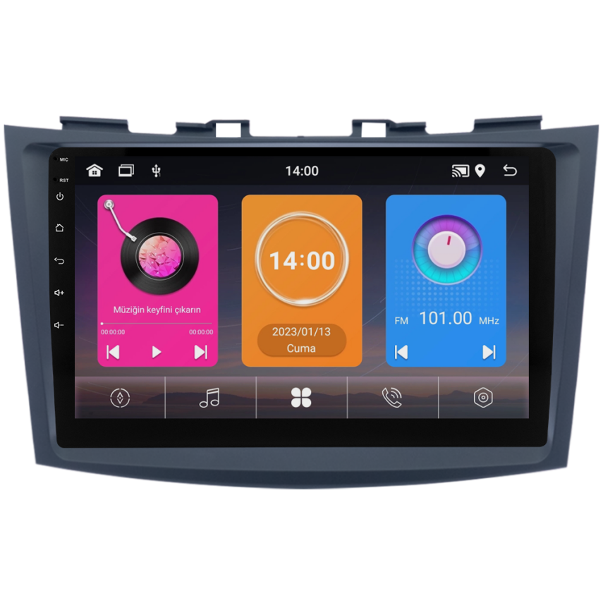 CRV-4512XAA Suzuki Swift Android Multimedya Sistemi (2011-2016) CRV-4512XAA - 1
