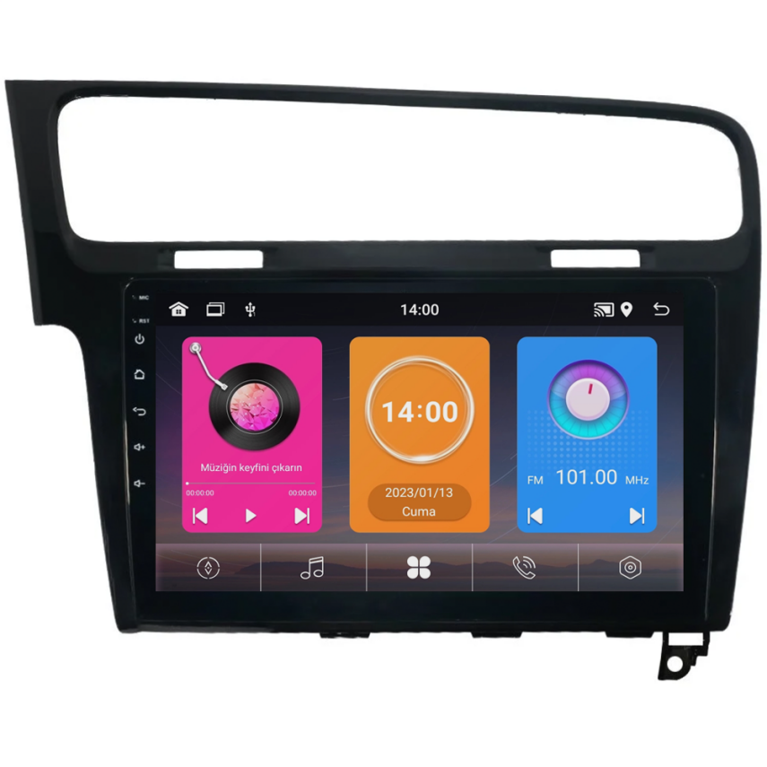 CRV-4572XAA Siyah Volkswagen Golf 7 Android Multimedya Sistemi (2013-2020) CRV-4572XAA - 2