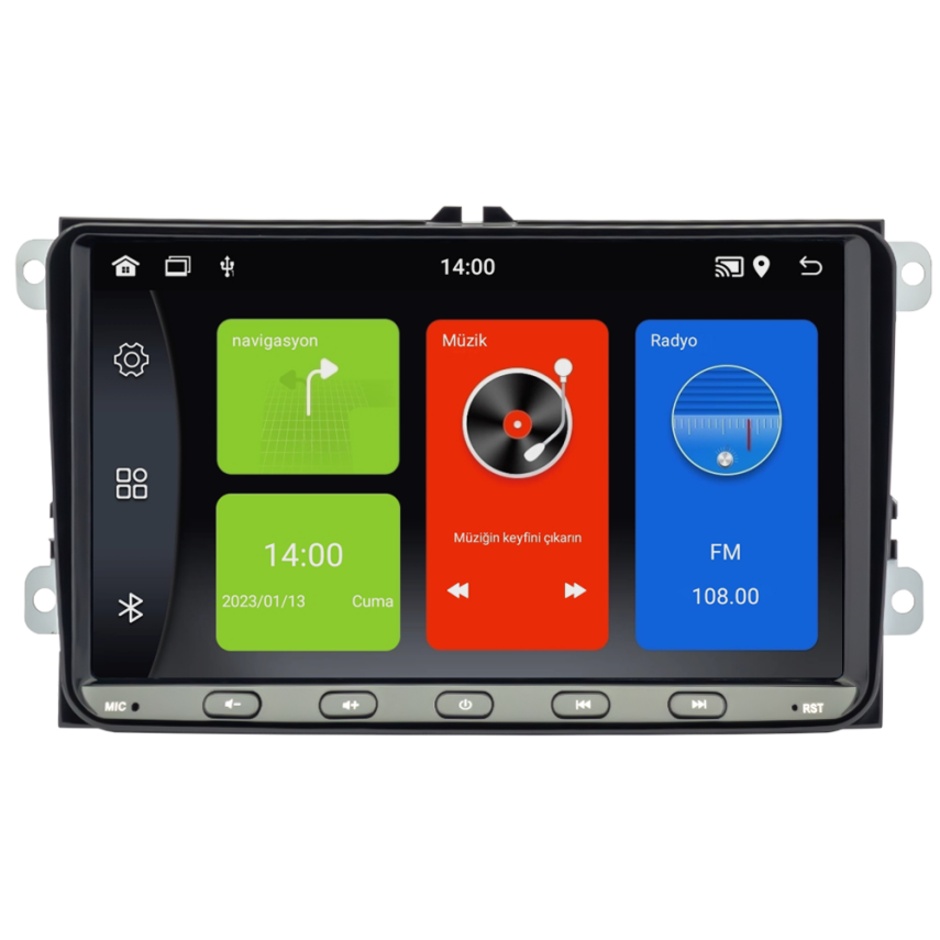 CRV-4580XDA FABIA Skoda Fabia Android Multimedya Sistemi (2010-2014) CRV-4580XDA - 1