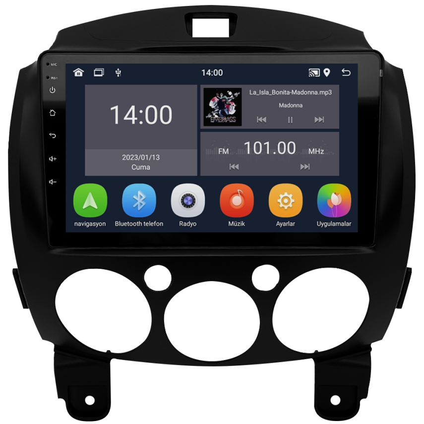 CRV-4594XD Mazda 2 Android Multimedya Sistemi (2008-2011) CRV-4594XD - 1