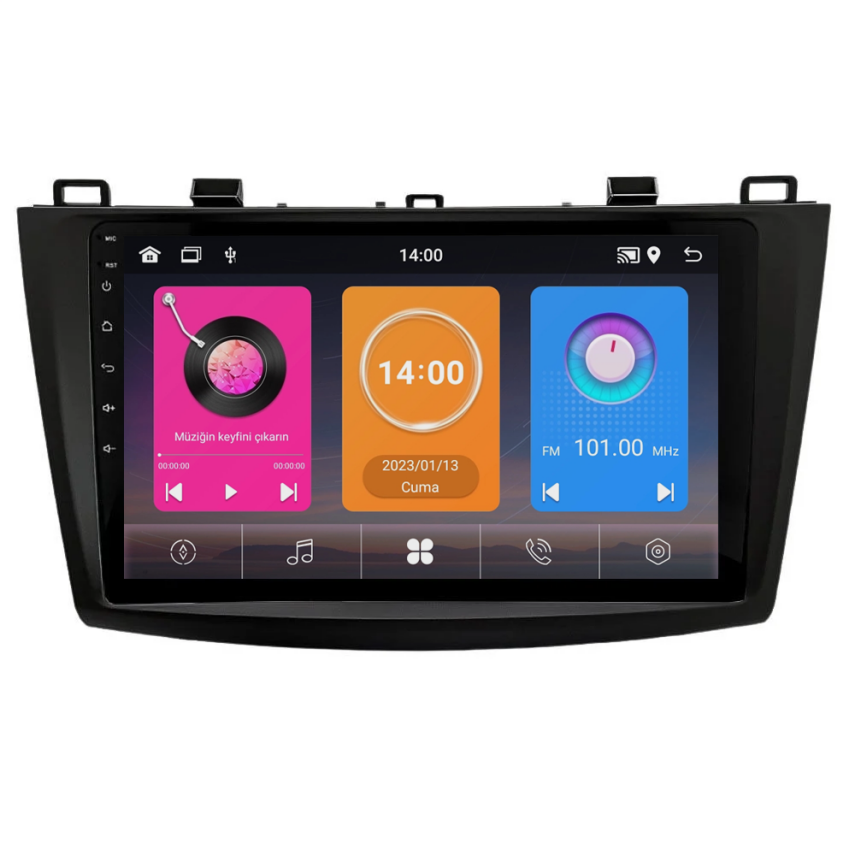 CRV-4596XAA Mazda 3 Android Multimedya Sistemi (2011-2014) CRV-4596XAA - 1