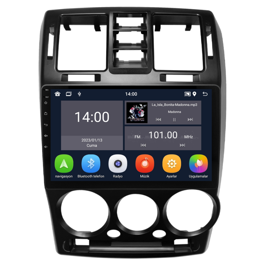 CRV-4753XD Hyundai Getz Android Multimedya Sistemi (2004-2006) CRV-4753XD - 2