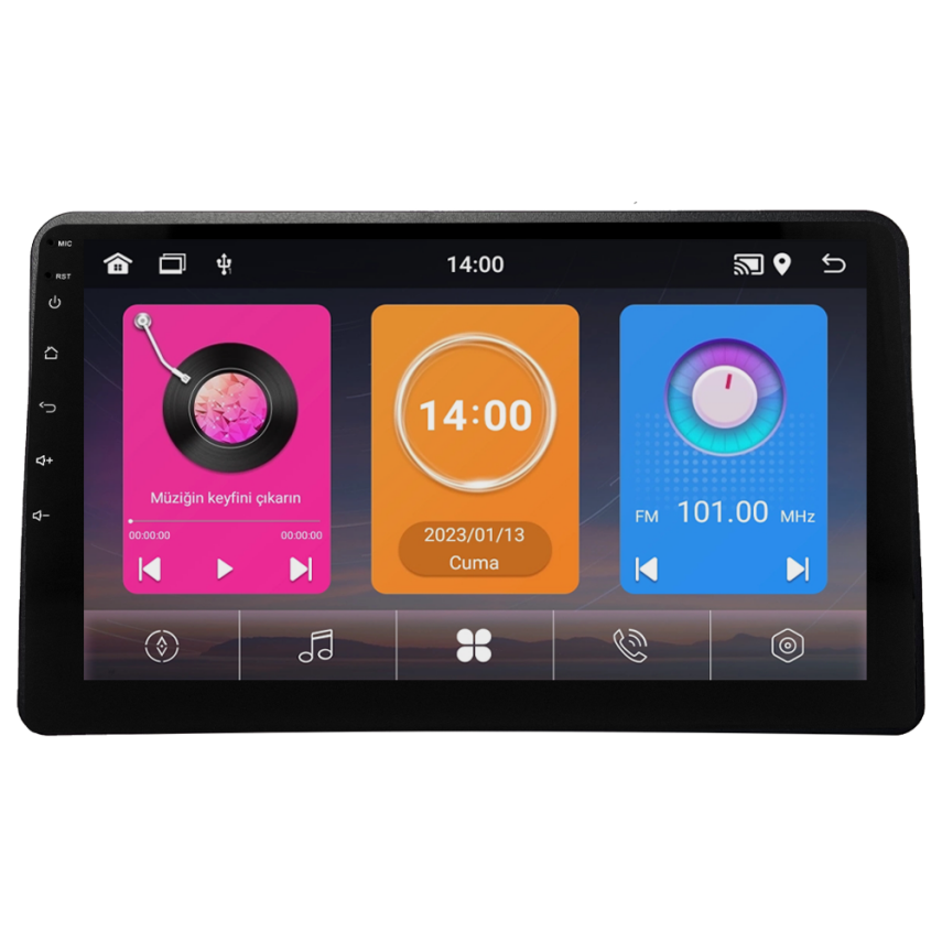 CRV-4760XAA Fiat Panda Android Multimedya Sistemi (2003-2012) CRV-4760XAA - 1