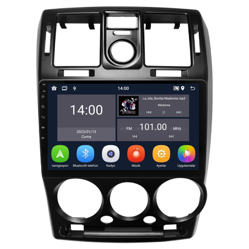 CRV-4761XD Hyundai Getz Android Multimedya Sistemi (2004-2006) CRV-4761XD - 1