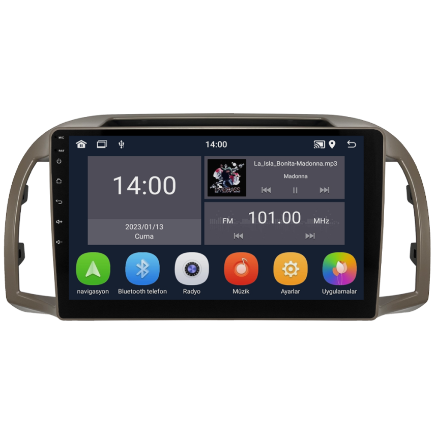 CRV-4762XD Nissan Micra Android Multimedya Sistemi (2002-2010) CRV-4762XD - 1