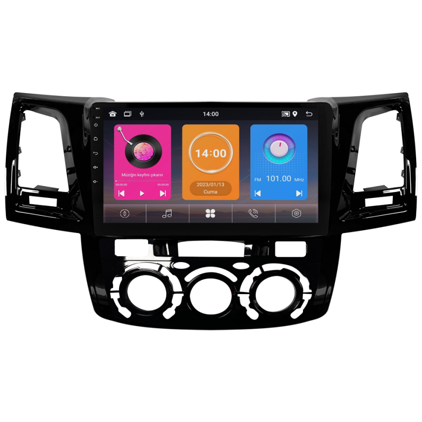 CRV-4784XAA M Toyota Hilux Android Multimedya Sistemi (2006-2014) CRV-4784XAA Manuel Klima - 1