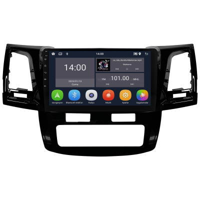 CRV-4784XD D Toyota Hilux Android Multimedya Sistemi (2006-2014) CRV-4784XD Dijital Klima - 2