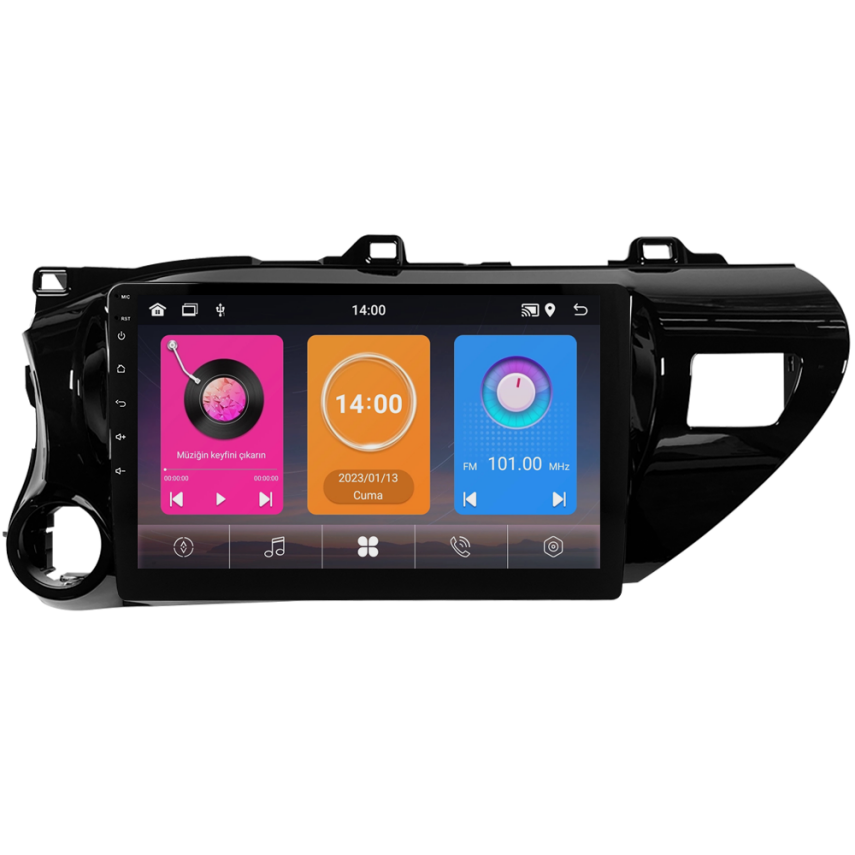 CRV-4785XAA Toyota Hilux Android Multimedya Sistemi (2017-2024) CRV-4785XAA - 1