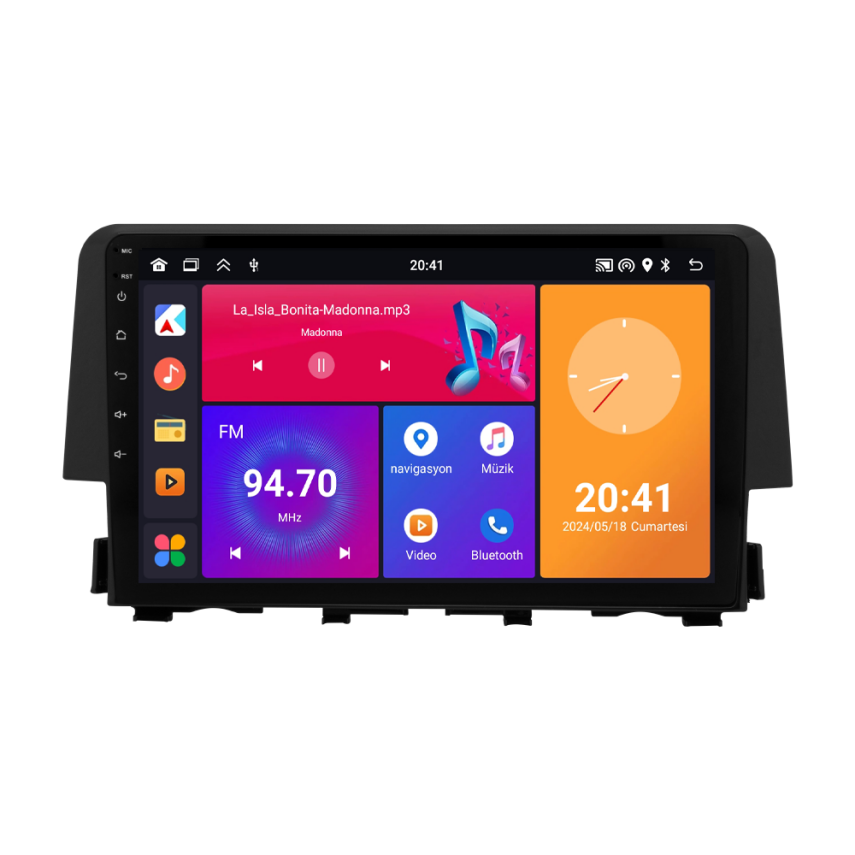 CRV4146XP Honda Civic FC5 Android Multimedya Sistemi (2016-2021) CRV4146XP - 2