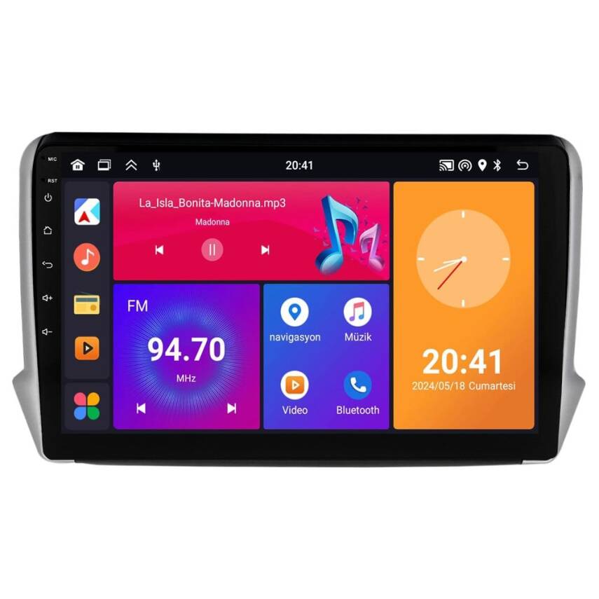 CRV4420XP 2008 Peugeot 2008 Android Multimedya Sistemi (2013-2021) CRV4420XP - 2