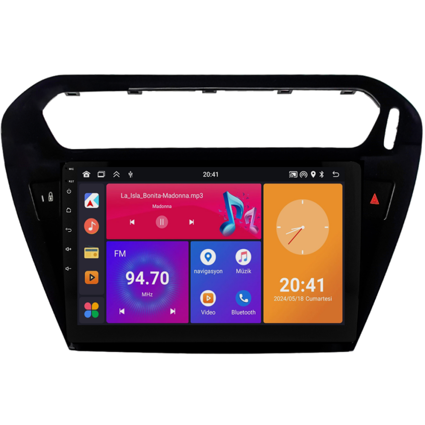 CRV4425XP SC-ELYSEE Citroen C-Elysee Android Multimedya Sistemi (2012-2024) CRV4425XP - 1
