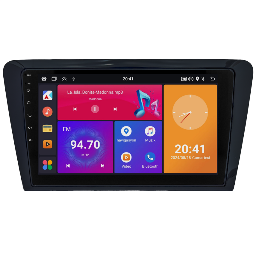 CRV4487XP Skoda Rapid Android Multimedya Sistemi (2014-2018) CRV4487XP - 2