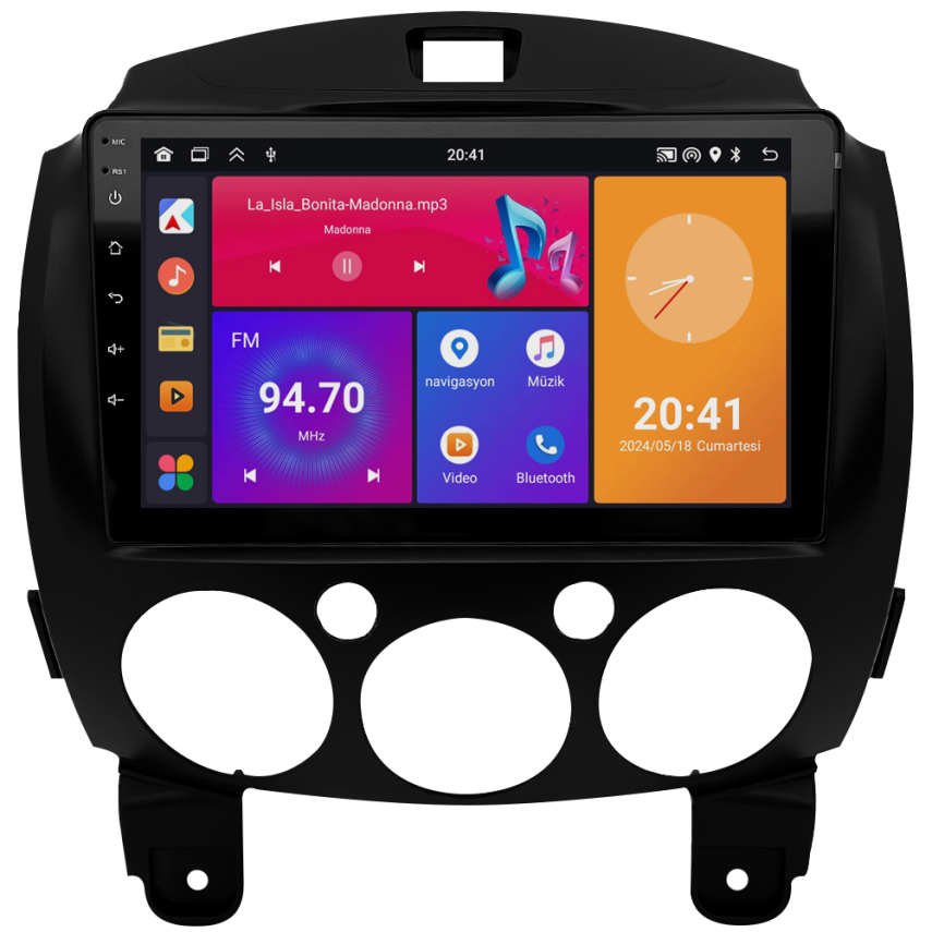 CRV4594XP Mazda 2 Android Multimedya Sistemi (2008-2011) CRV4594XP - 1