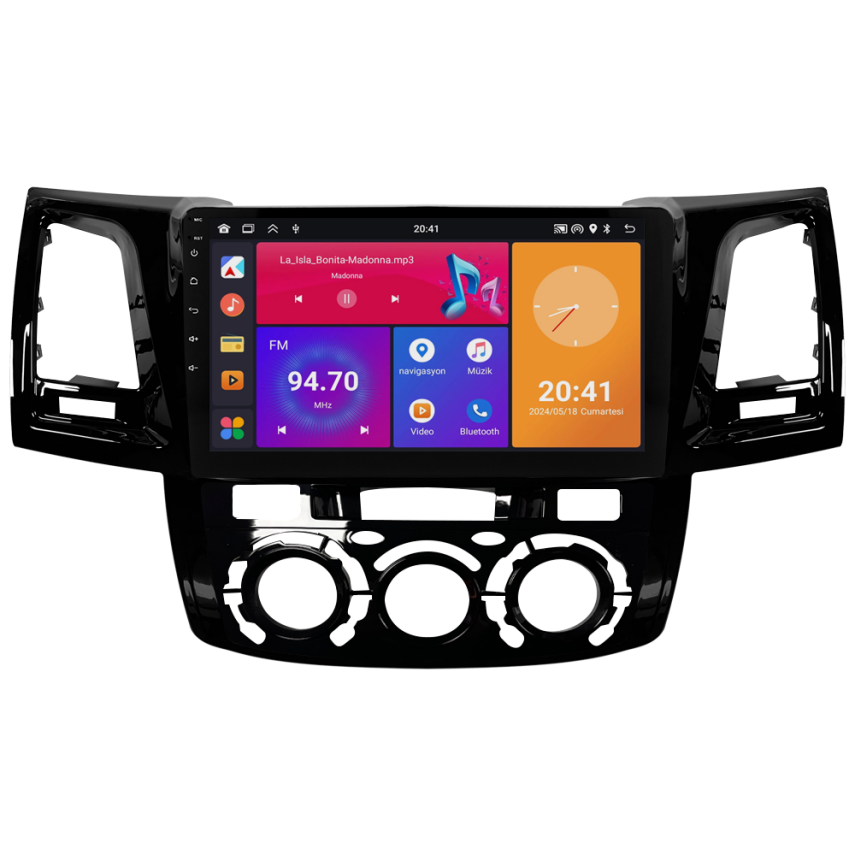 CRV4784XP M Toyota Hilux Android Multimedya Sistemi (2006-2014) CRV4784XP Manuel Klima - 1