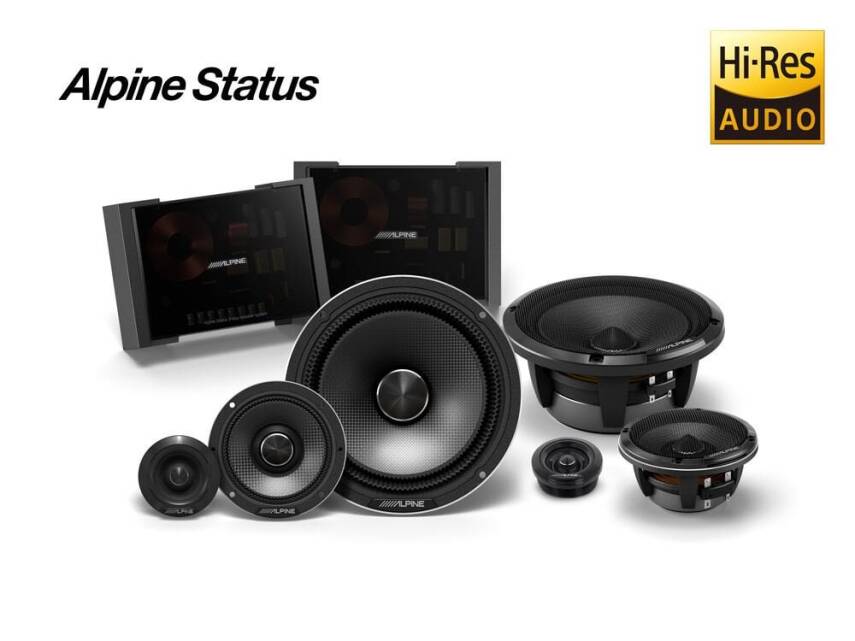HDZ-653S Alpine 3 Yönlü Slim-Fit Bileşen Hoparlör Seti - 2