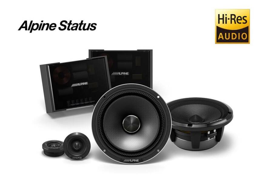 HDZ-65CS Alpine Slim Fit 2 Komponent Hoparlör Seti - 1